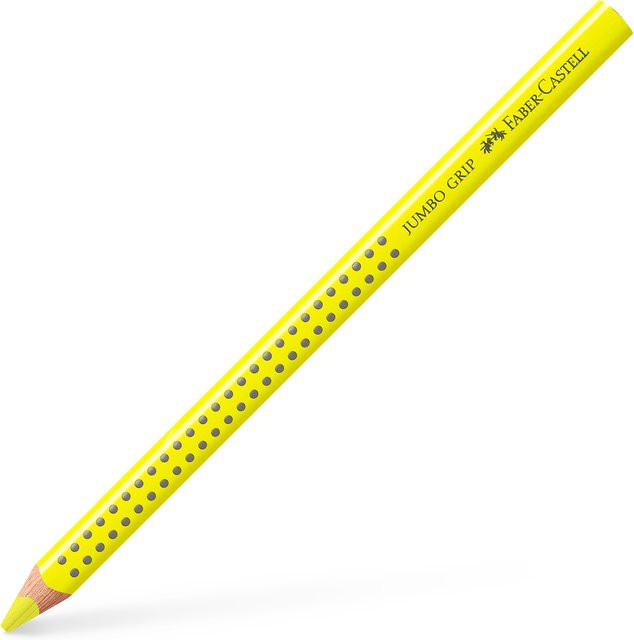 Faber Castell Jumbo Grip Farbstift Lichtgelb lasierend - Bild 1