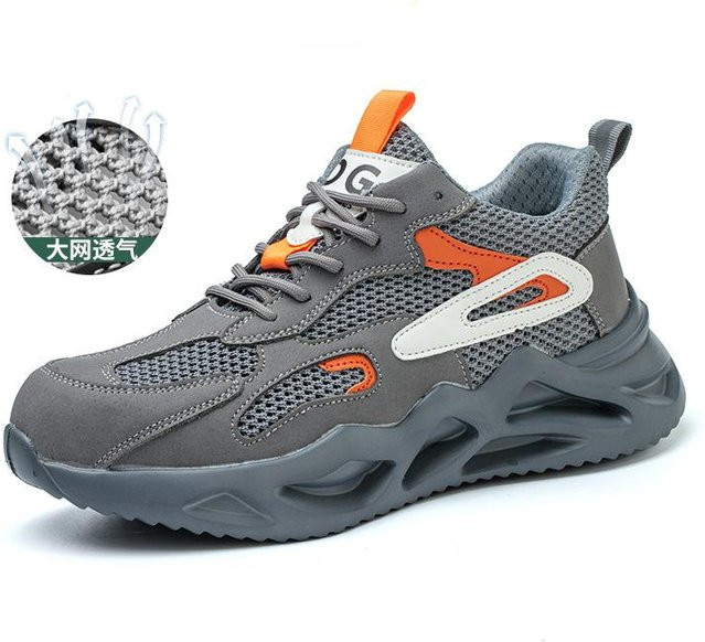 Shoekeeper Sicherheitsschuhe für Männer mit Stahlkappe in Grau, Größe 44 - Bild 1