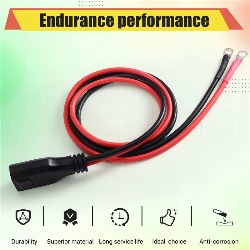 Ecoflow Verlängerungskabel 8AWG Erweiterungsadapterkabel für Ecoflow Delta in Schwarz und Rot - Bild 2