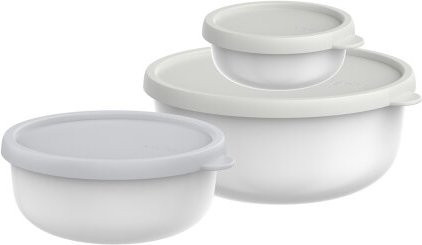 Mepal Lumina 3-teiliges Vorratsset aus Kunststoff, weiß, luftdicht und auslaufsicher, Füllmengen: 250 ml, 750 ml und 1500 ml - Bild 1