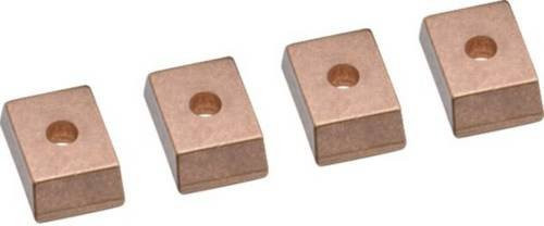Hager HK200AB Anschlussblock 200A aus Kupfer in Braun, 4er-Pack - Bild 1