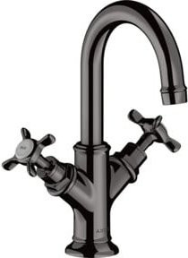 Hansgrohe Axor Montreux Zwei-Griff-Waschtischarmatur in Chrom mit schwenkbarem Auslauf und Pop-up-Abfluss - Bild 1
