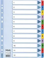Esselte Zahlenregister Mylar für A4 in Weiß - Bild 1