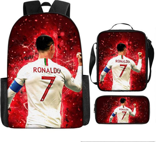 Dreiteiliges Schulrucksack-Set von Treasure Shoe House in Mehrfarbig für Kinder und Schüler - Bild 1