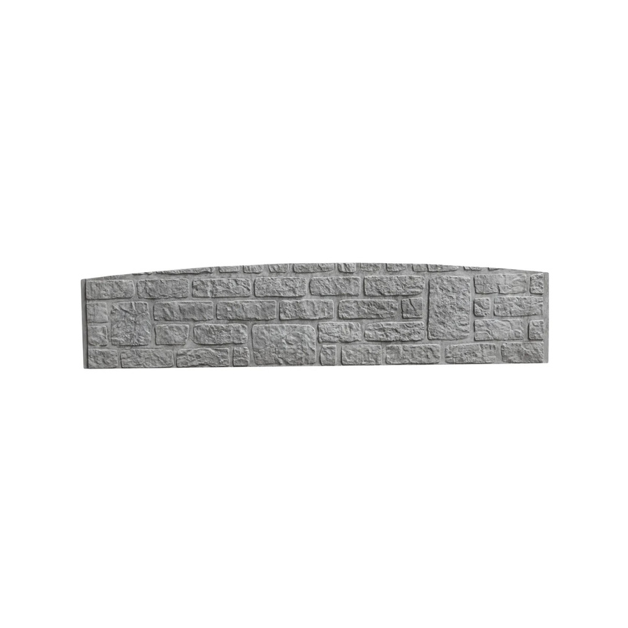 Betonzaun-Bogenplatte Romania B: 200 cm, H: 45 cm, T: 3 cm - Bild 2