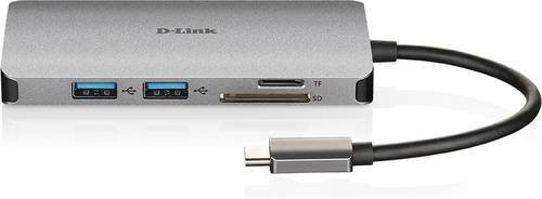 D-Link DUB-M810 8-in-1 USB-C Dockingstation mit HDMI und 4K UHD in Grau - Bild 3