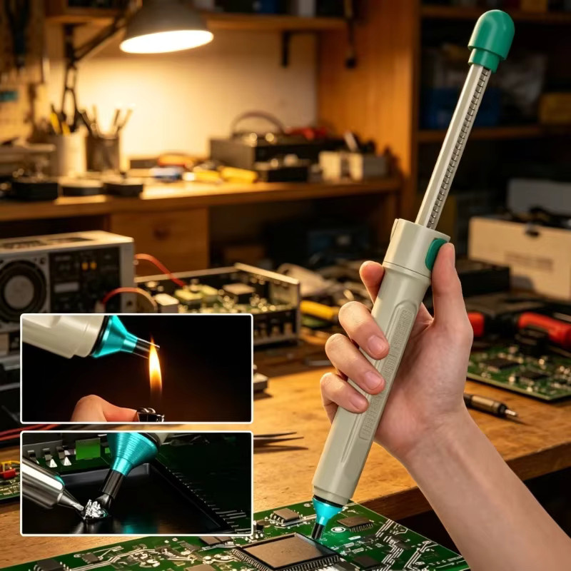 BAOLIAN Manueller Lötsauger Entlötpumpe mit starker Saugkraft für Elektronik-Reparaturen und DIY-Projekte - Bild 2