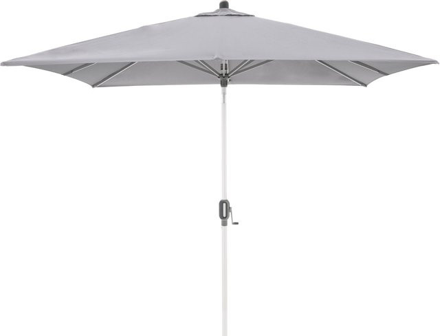 Doppler Sonnenschirm Act Auto-Tilt Mittelstockschirm, hellgrau, B/T: 240 x 240 cm - Bild 1