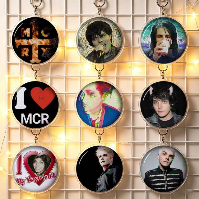 Kayou Blechbrosche, Gerard Way Figuren-Icon-Abzeichen, Unisex - Bild 1