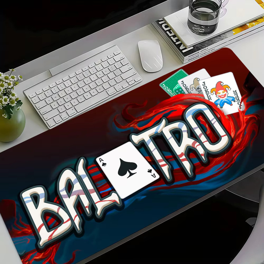 B-Balatro J-Joker Gaming-Mauspad rutschfest und verdickt als große Schreibunterlage mit Randverstärkung in Multicolour - Bild 3