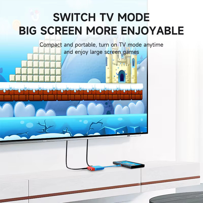 Hagibis Video-Capture-Karte und tragbares TV-Dock für Nintendo Switch, PC und mobile Geräte in Schwarz oder Blau - Bild 3