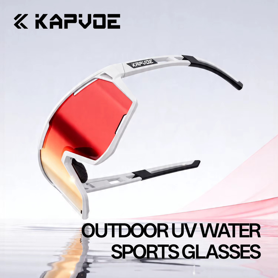 Kapvoe Sportsonnenbrille, Herren, Vollrand, polarisiert, wrap - Bild 3