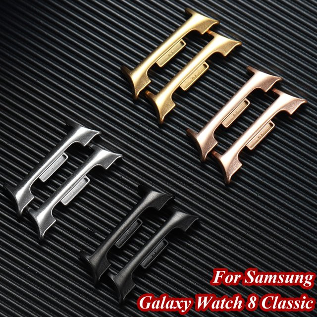 HQstrap Metalladapter für Samsung Galaxy Watch, Edelstahl, Silber, 20 mm, 22 mm - Bild 1