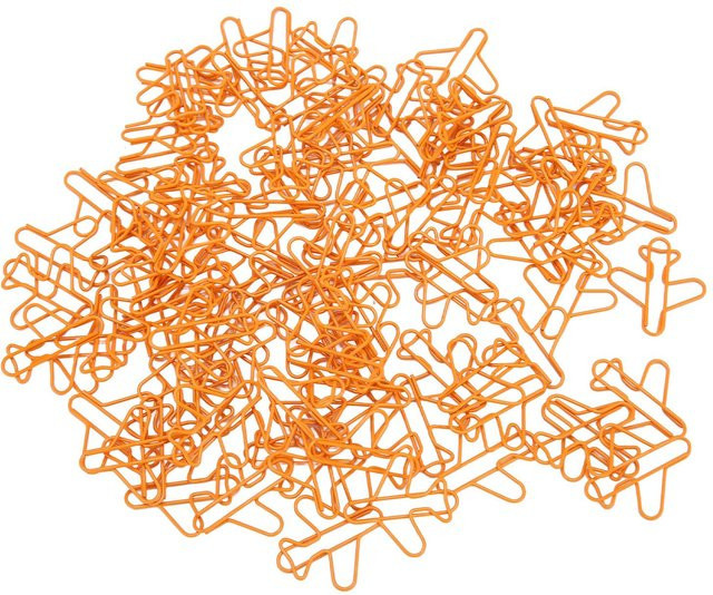 GoolRC Büroklammern in Flugzeugform aus Metall, Orange - Bild 1