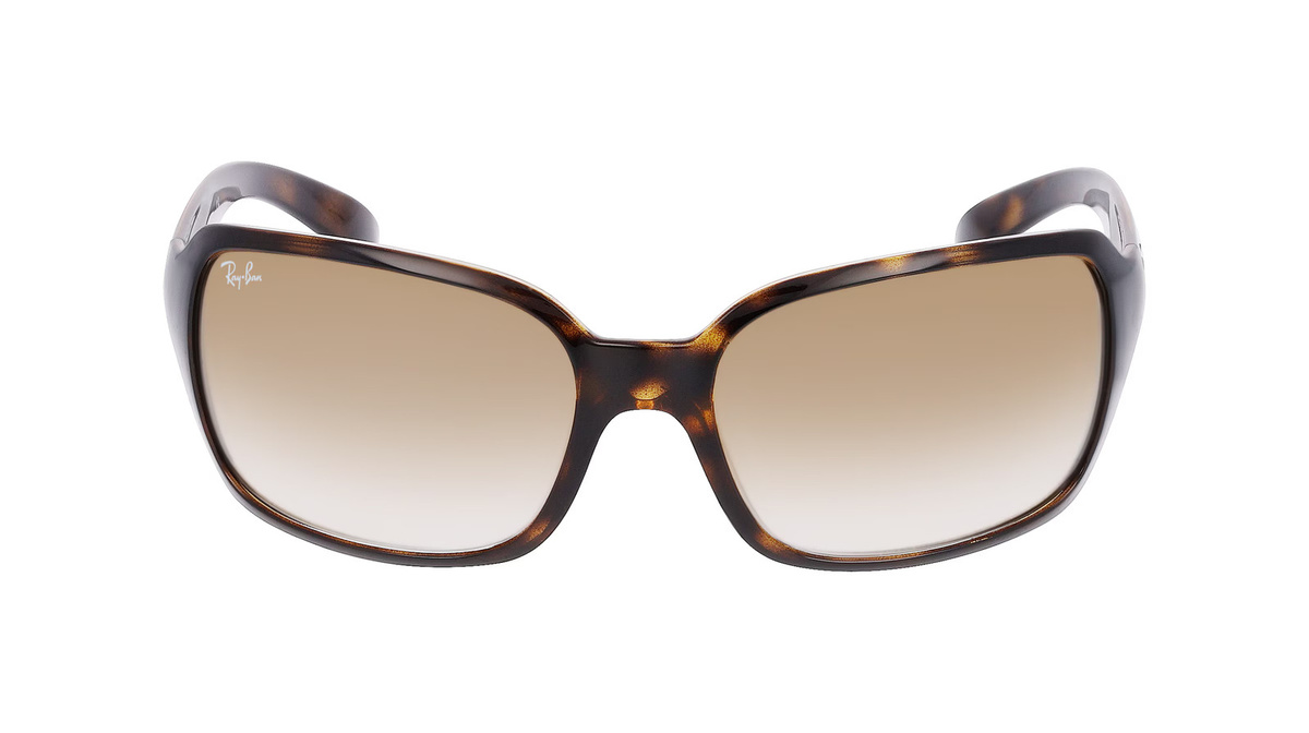 Ray-Ban RB4068 Sonnenbrille Vollrand, Quadratisch, Kunststoff, Braun, Damen - Bild 1