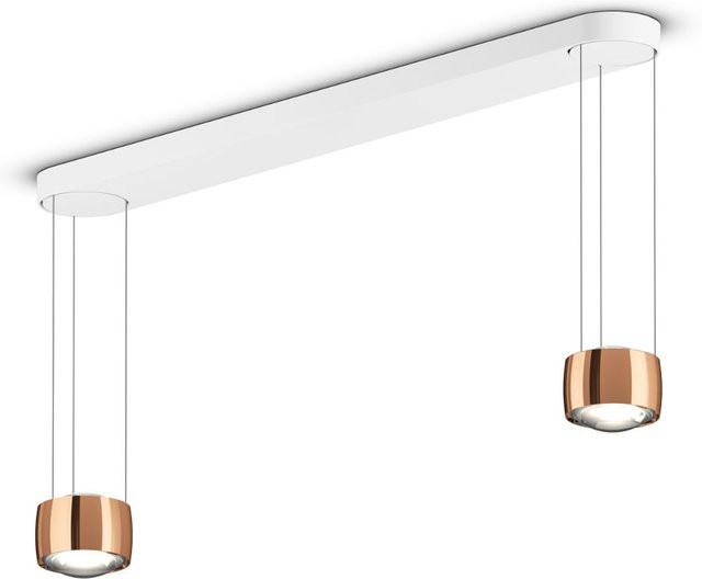 Occhio Sento sospeso due LED-Pendelleuchte in Roségold mit Sento D Linse und Occhio air Modul, dimmbar, Höhe variabel: 50-200 cm - Bild 1