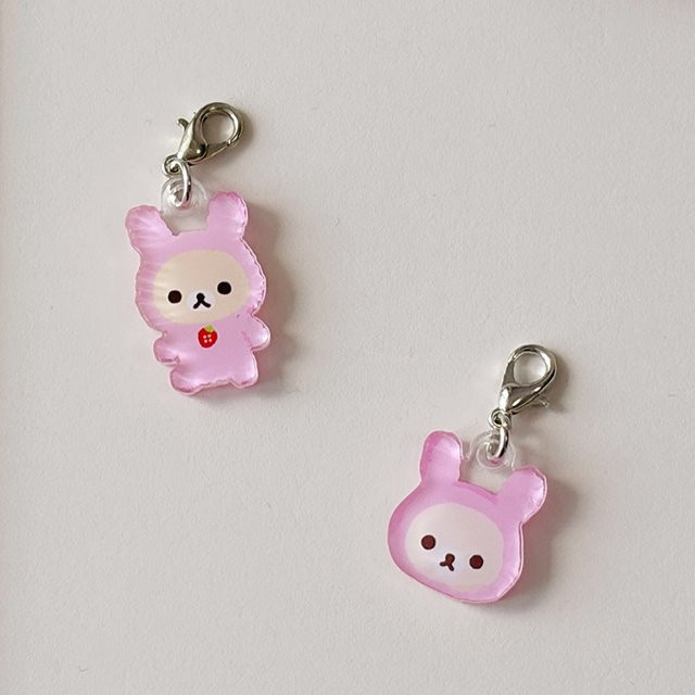 Bandai Rilakkuma Schlüsselanhänger, Karabiner-Anhänger, Unisex - Bild 1