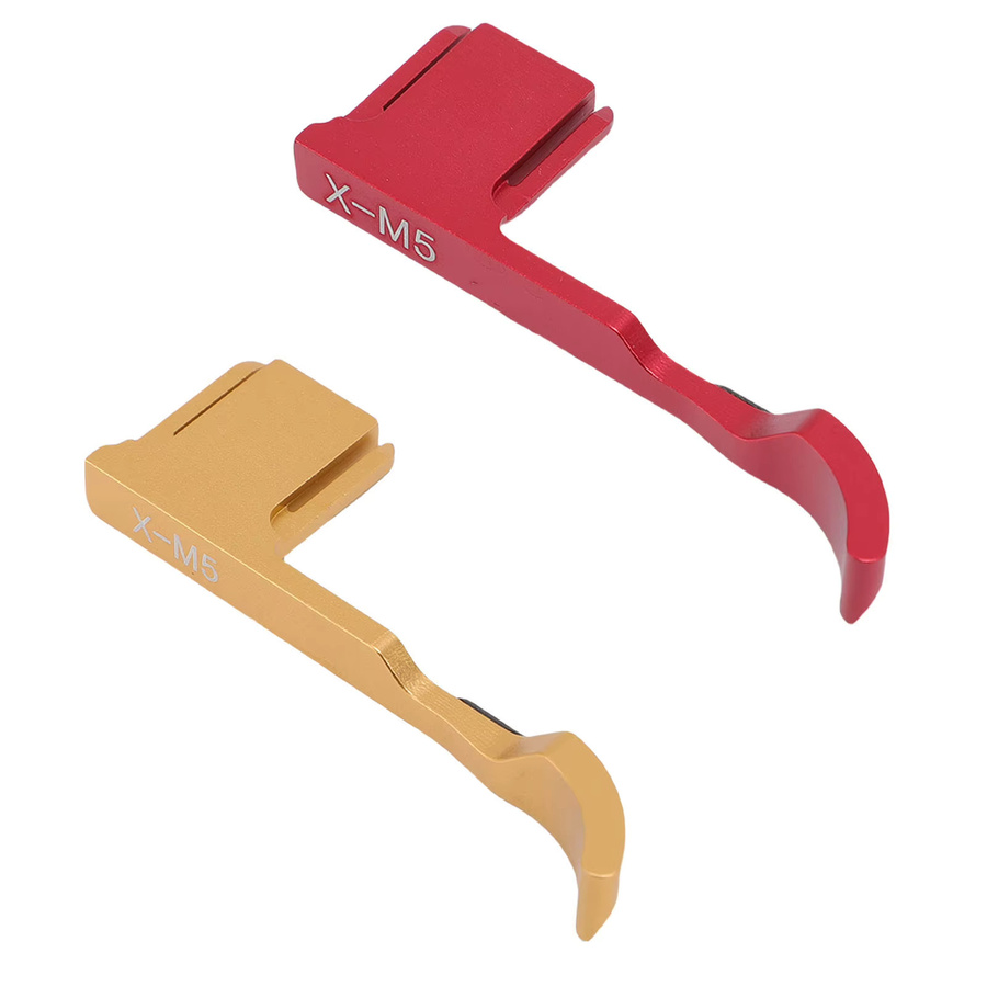 Ergonomischer Kamera-Daumengriff aus Aluminiumlegierung in Gelb passend für X M5 - Bild 1
