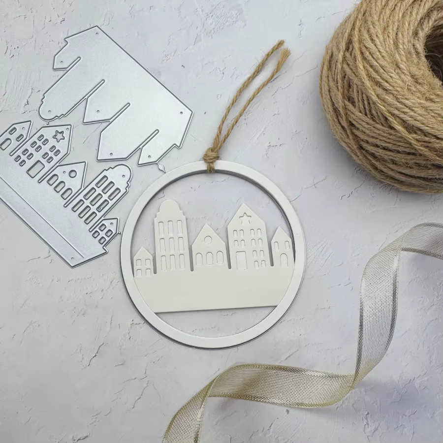 Metall-Schneideform Kreis Anhänger für DIY Scrapbooking und Bastelarbeiten - Bild 1