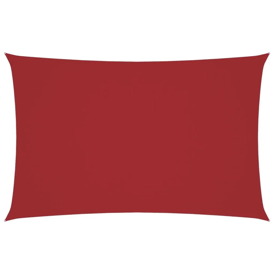 Furnicato Sonnensegel aus Oxford-Gewebe rechteckig in Rot, B: 700 cm, T: 400 cm - Bild 2