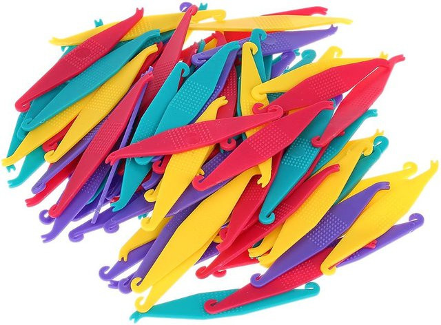 Beautyyy Kieferorthopädische elastische Placer, 100 Stück, Blau - Bild 1