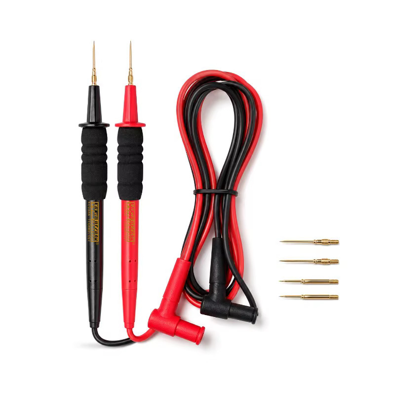 KEGUAN D80T Multimeter-Messleitungen Kit mit 4 Nadelspitzen und rutschfestem Griff für Elektronik-Hauptplatinen - Bild 4