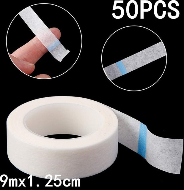 Y-Meiyaa Wimpernverlängerungs-Papierband, 9 m x 1,25 cm, selbstklebend - Bild 1