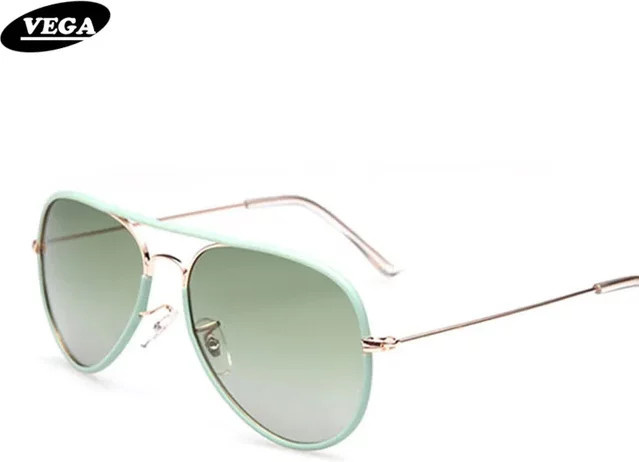 Vega Sonnenbrille Aviator, Vollrand, Green, polarisiert - Bild 1