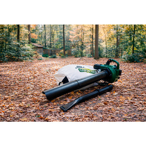 Mr. GARDENER Benzin-Laubsauger BLS 26-2 in Grün mit 0,7 kW und max. 180 km/h Blasgeschwindigkeit - Bild 2