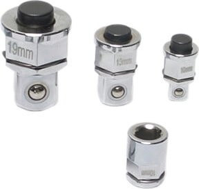 BGS Adapter-Satz für Ratschen-Ringschlüssel 4-teilig in Silber mit Bit-Halter - Bild 1