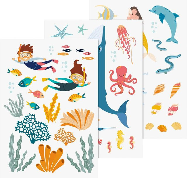 Heyda Fenster Sticker Unterwasser in Multi aus Kunststoff - Bild 1