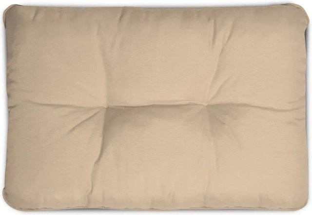 Beautissu Flair Loungekissen Outdoor Rücken in Beige, B/H: 50 x 40 cm, Tiefe: 12 cm - Bild 1