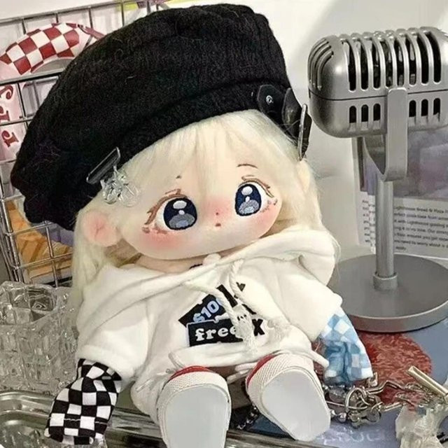 Kidsly Plüschpuppe Super Star Figur, 20cm, Weiß - Bild 1