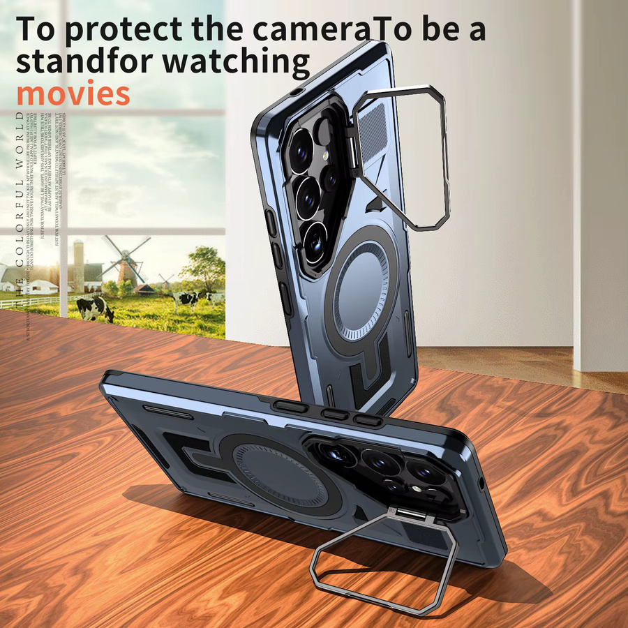 Robuste magnetische Handyhülle mit militärischer Panzerung für Samsung Galaxy S26 S25 S24 S23 S22 Ultra Plus FE und A-Serie - Bild 5