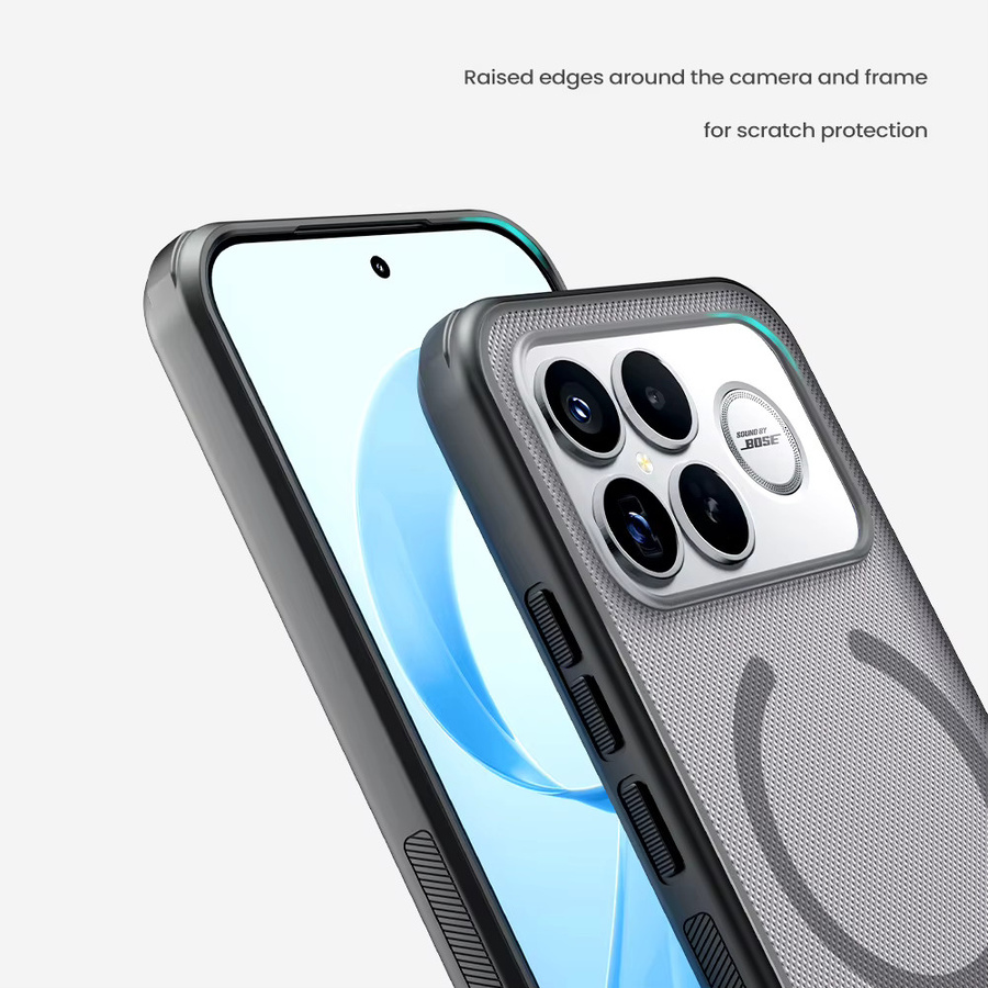 Nillkin Schutzhülle für Xiaomi Poco F8 Ultra, magnetisch, super mattiert, MagSafe kompatibel, 360° weicher Rahmenschutz, Schwarz - Bild 5