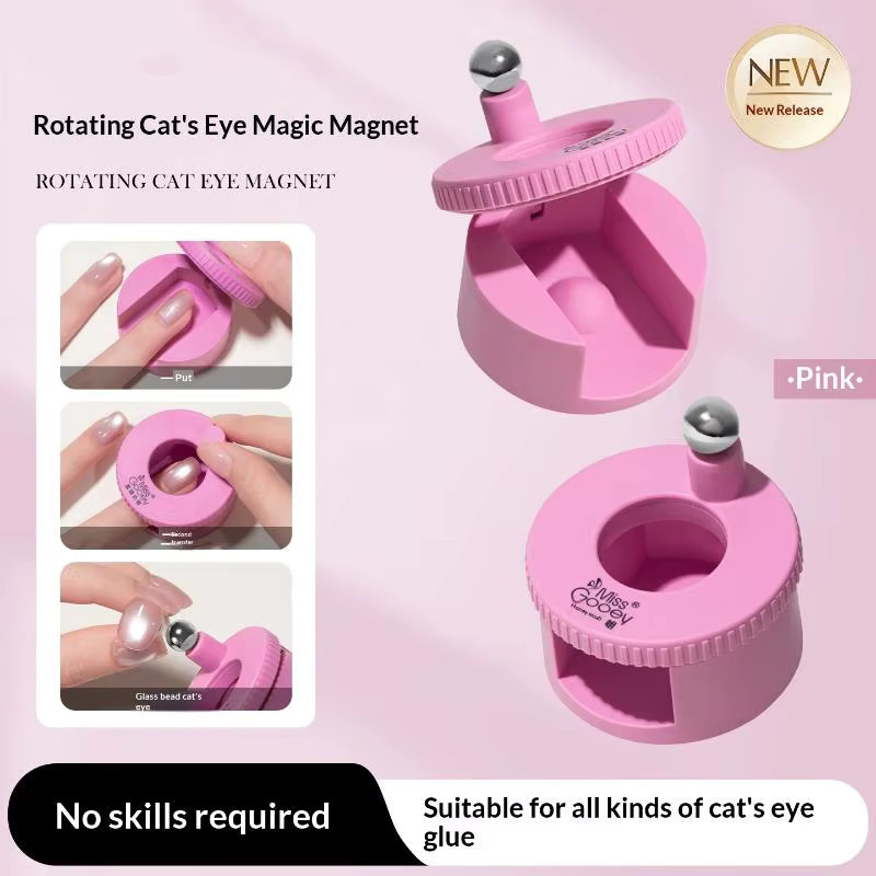 HUA HUA Nail Art Saugmagnet für Katzenaugen-Effekt, White - Bild 2