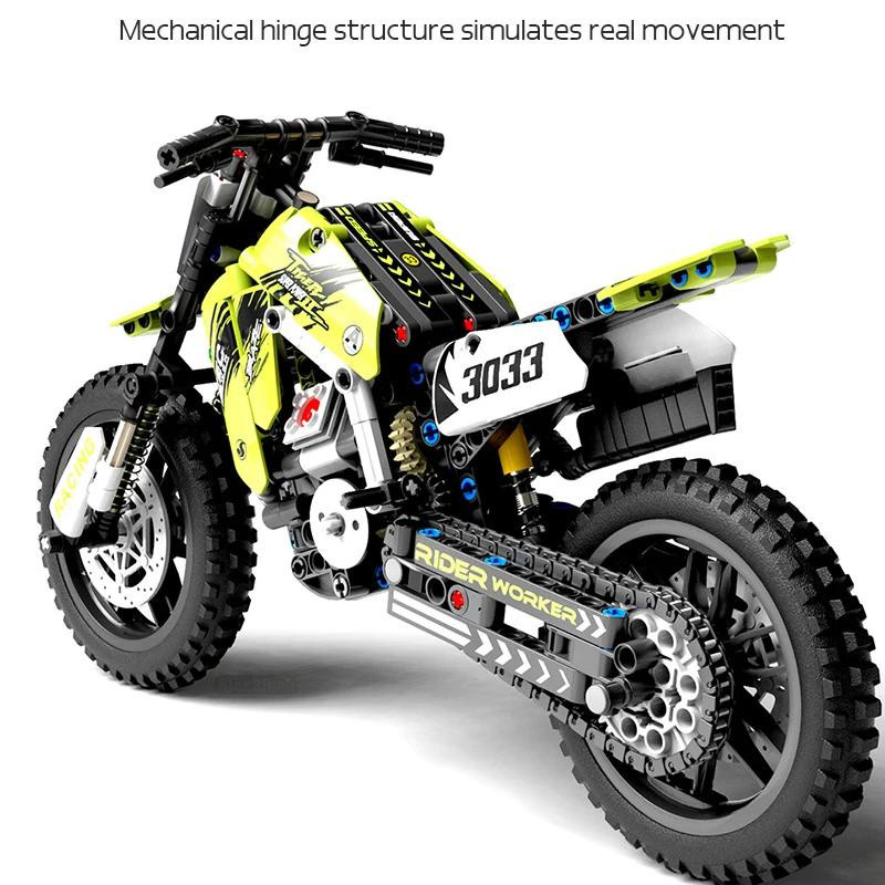Linyi toy Motorrad Bausatz aus Kunststoff - Bild 3