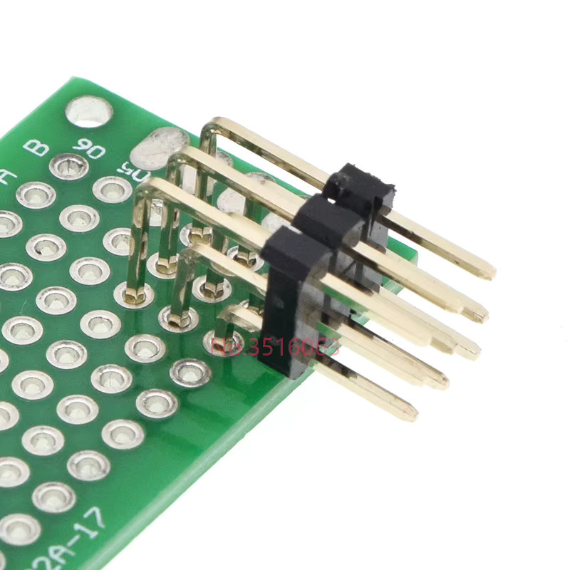 ALINSIN 5er Set 90 Grad Winkel Stecker mit 2,54 mm Pitch in Schwarz - Bild 2