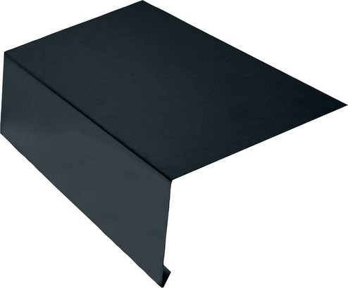 Sarei Dachrinneneinhang aus Aluminium in Anthrazit ohne Wasserfalz B: 150 mm, L: 2000 mm - Bild 1