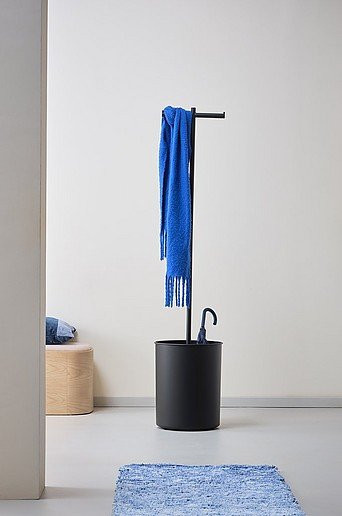 Jotex Schirmständer GLAZE in Schwarz Matt aus Metall - Bild 1
