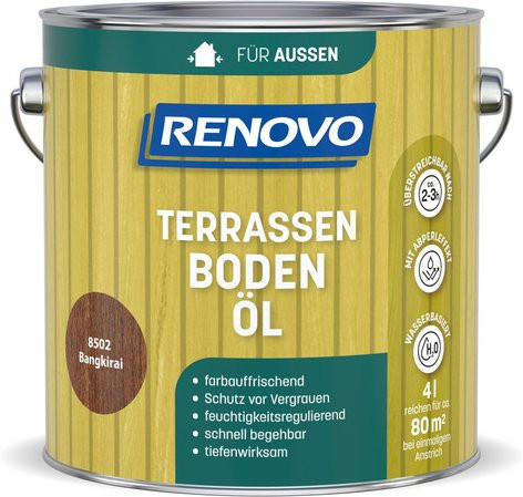 RENOVO Terrassenöl wasserbasiert in Braun, 50 g - Bild 1