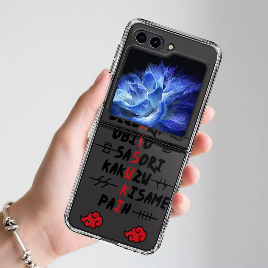 Harte Handyhülle für Samsung Galaxy Z Fold (Z Fold 3, 4, 5, 6, 7) mit Naruto Akatsuki Design - Bild 2