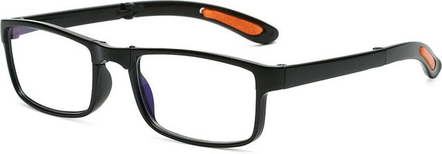 CHUANCHEN Lesebrille, Unisex, Vollrand, rechteckig, Schwarz, Kunststoff - Bild 1