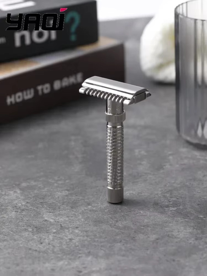 Yaqi Ultima Open Comb Sicherheitsrasierer aus Edelstahl, Herren - Bild 5