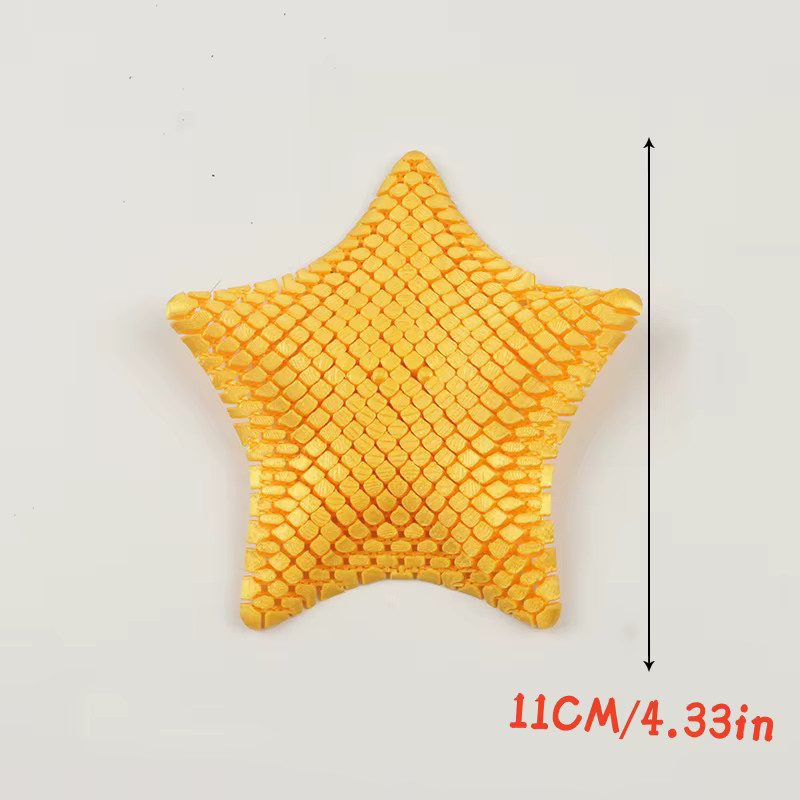 Meade Seestern-Fidget-Spielzeug, 3D-Gedruckt, Gold - Bild 3