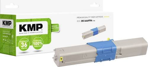 KMP Tonerpatrone Gelb kompatibel mit OKI 44469704 für Laserdrucker mit einer Reichweite von 2000 Seiten - Bild 1