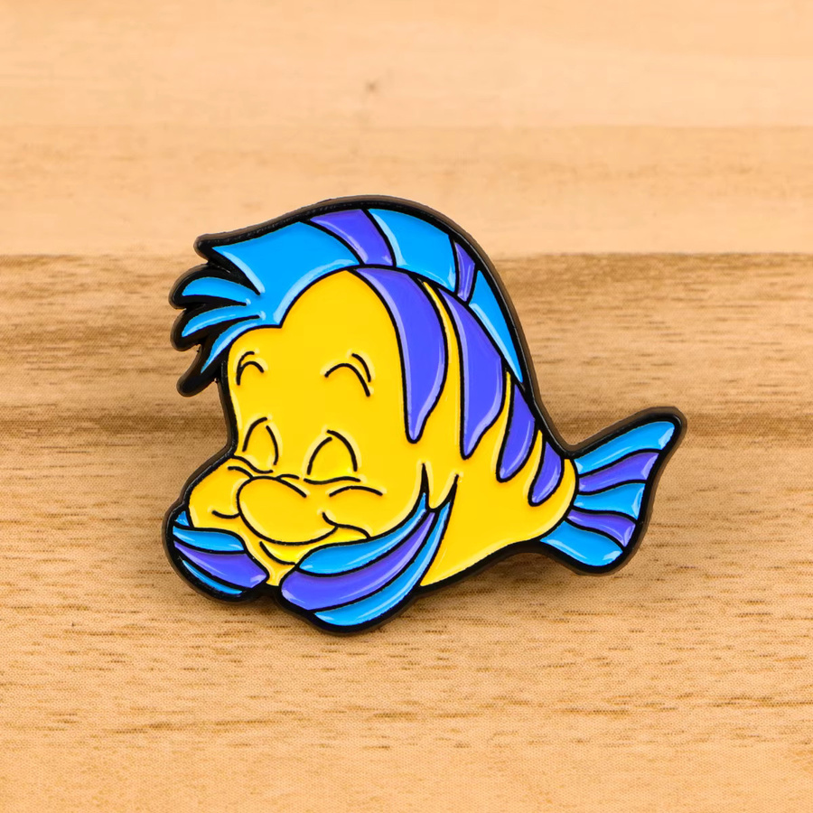 Disney Brosche, Emaille, Cartoon-Fisch, Bunt, Damen - Bild 2