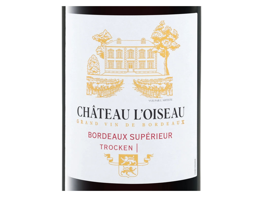 Château l’Oiseau Bordeaux Supérieur AOP Rotwein trocken 2024 0,75 l - Bild 2
