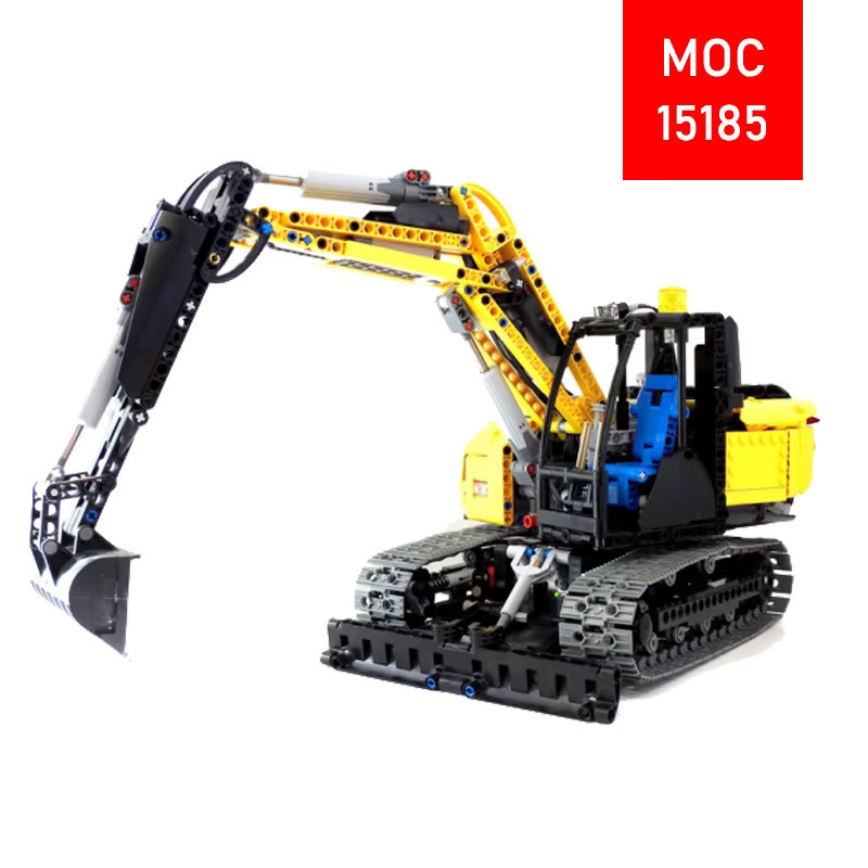 MOC Kettenbagger-Bausteinmodell, Lernspielzeug, ab 14 Jahren - Bild 4