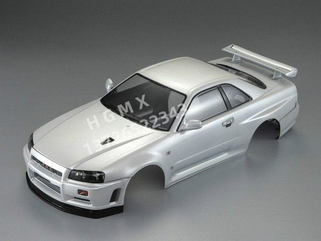FATJAY GTR GT-R Skyline R34 Drift Car, Fertige Karosserie, 1:10 - Bild 1